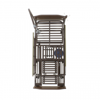 Кровать медицинская (407M спинки ЛДСП)